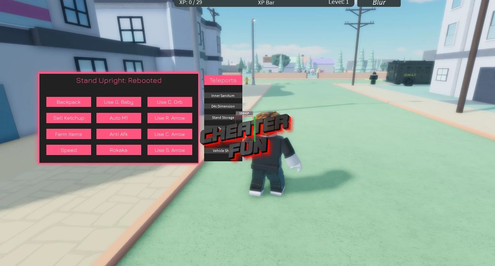 Adaptive TechSoft Stand Upright Rebooted Script Auto Farm, Farm