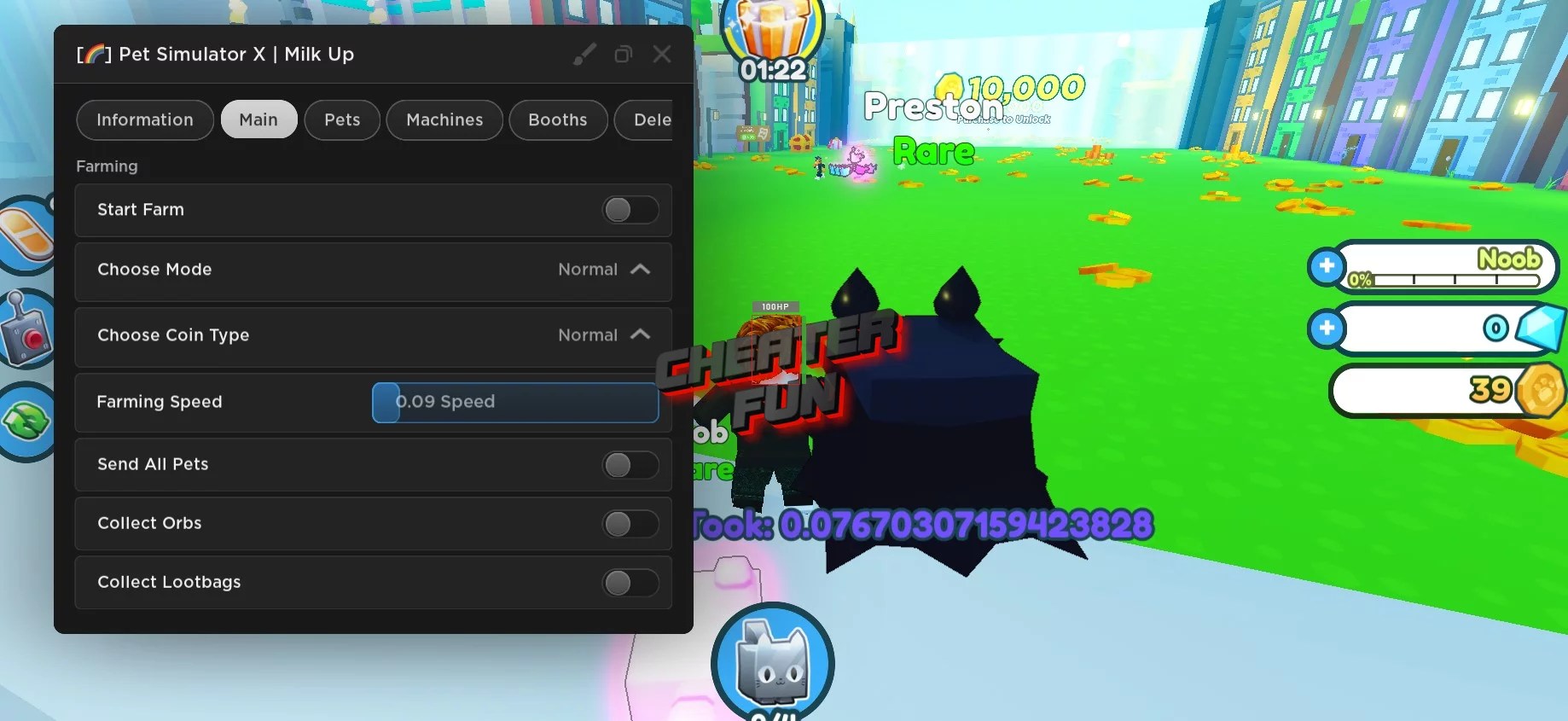 Pet Simulator X Roblox Hack Auto Farm, Collect Orbs & More