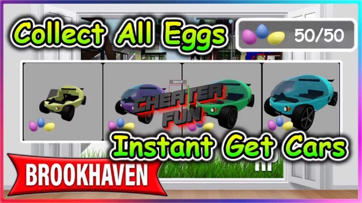 Roblox Brookhaven RP Script Collect All Eggs