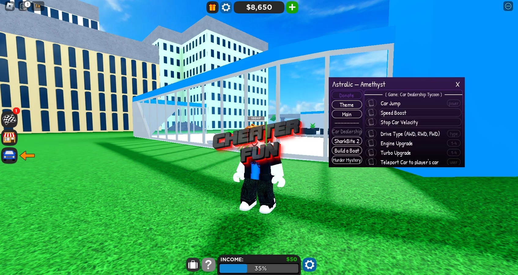 Car Dealership Tycoon Hack Auto Farm, Speed Boost & More