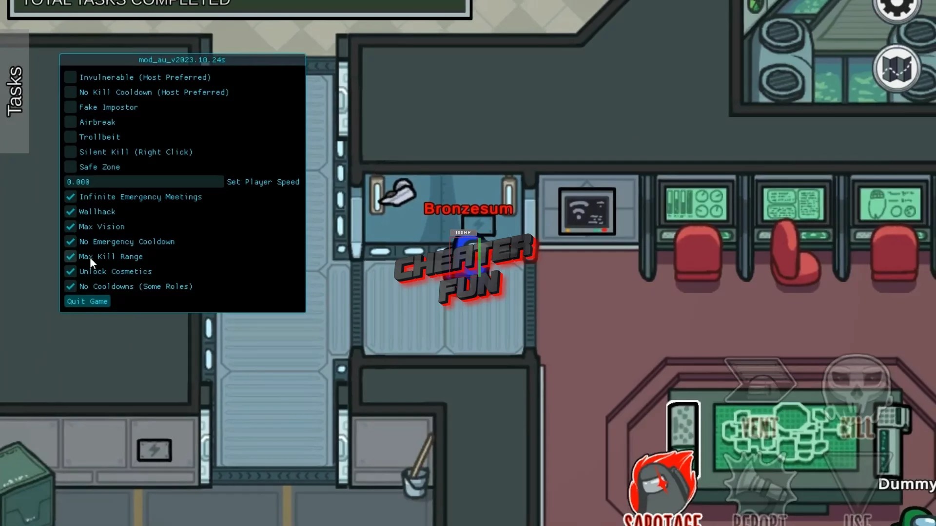 Among Us Mod Menu Hack v2023.10.24s » Download Free Cheats & Hacks for