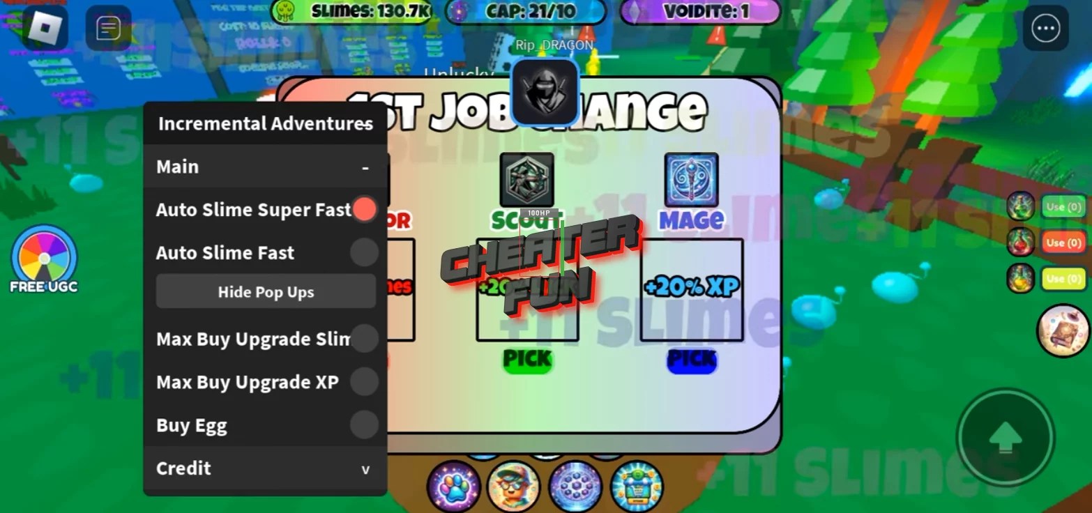 Incremental Adventures Mobile Script and Hack » Download Free Cheats