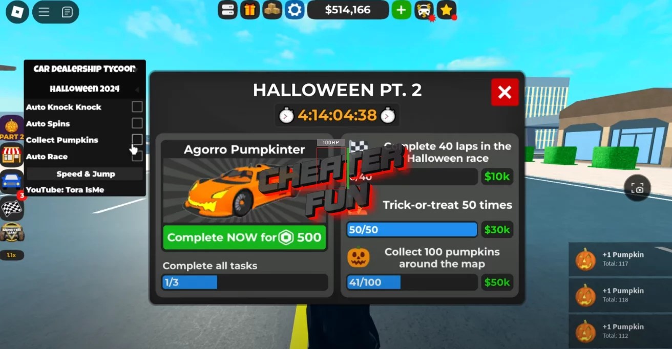 New Script Car Dealership Tycoon Auto Spins, Auto Race