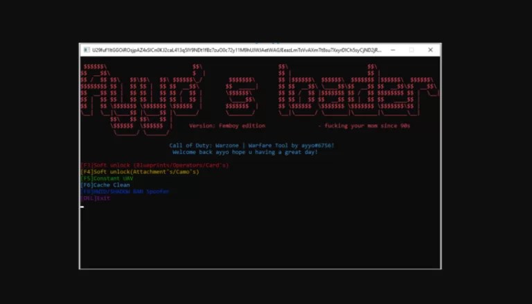 Free Call of Duty Warzone Cheat By Ayyo Ayyo's Cheat Loader
