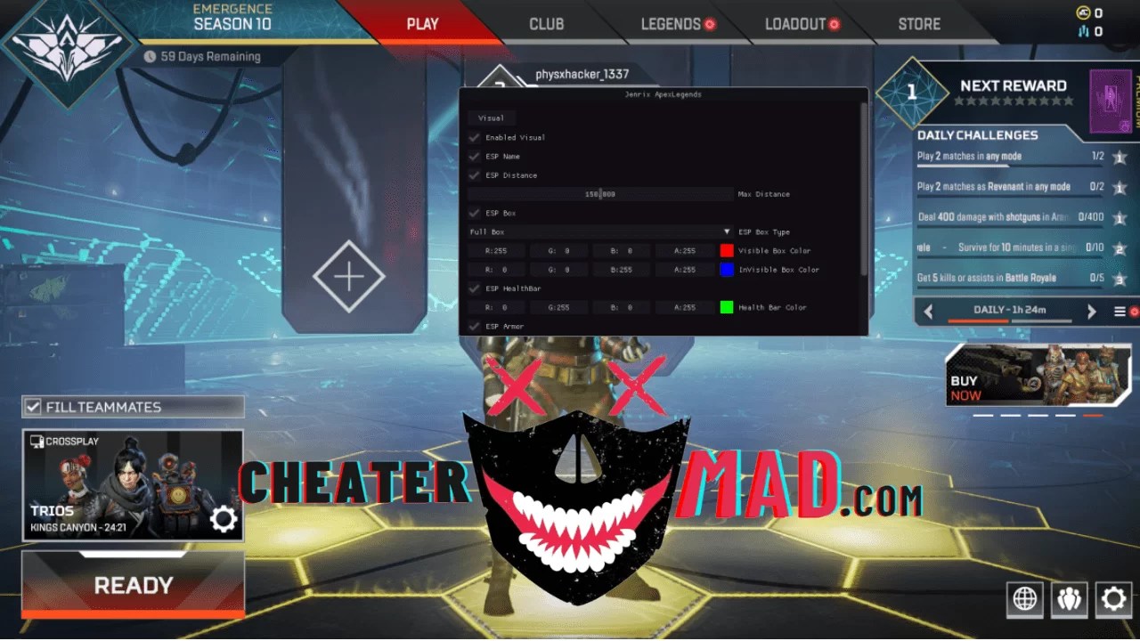 Free Apex Legends External Cheat [Pepex Hack v3.x.x]