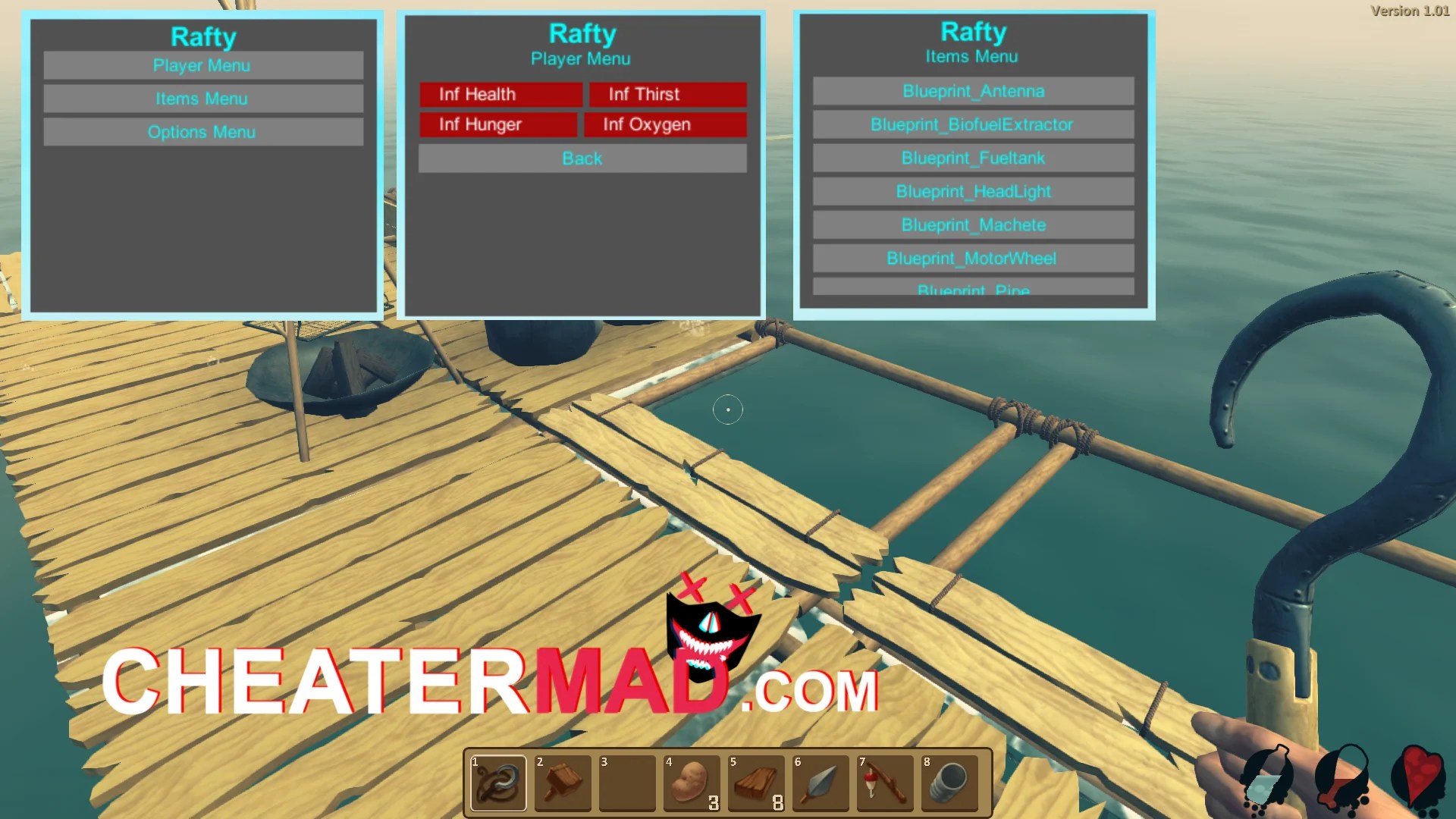 Free Raft Cheat Rafty Hack v1.3