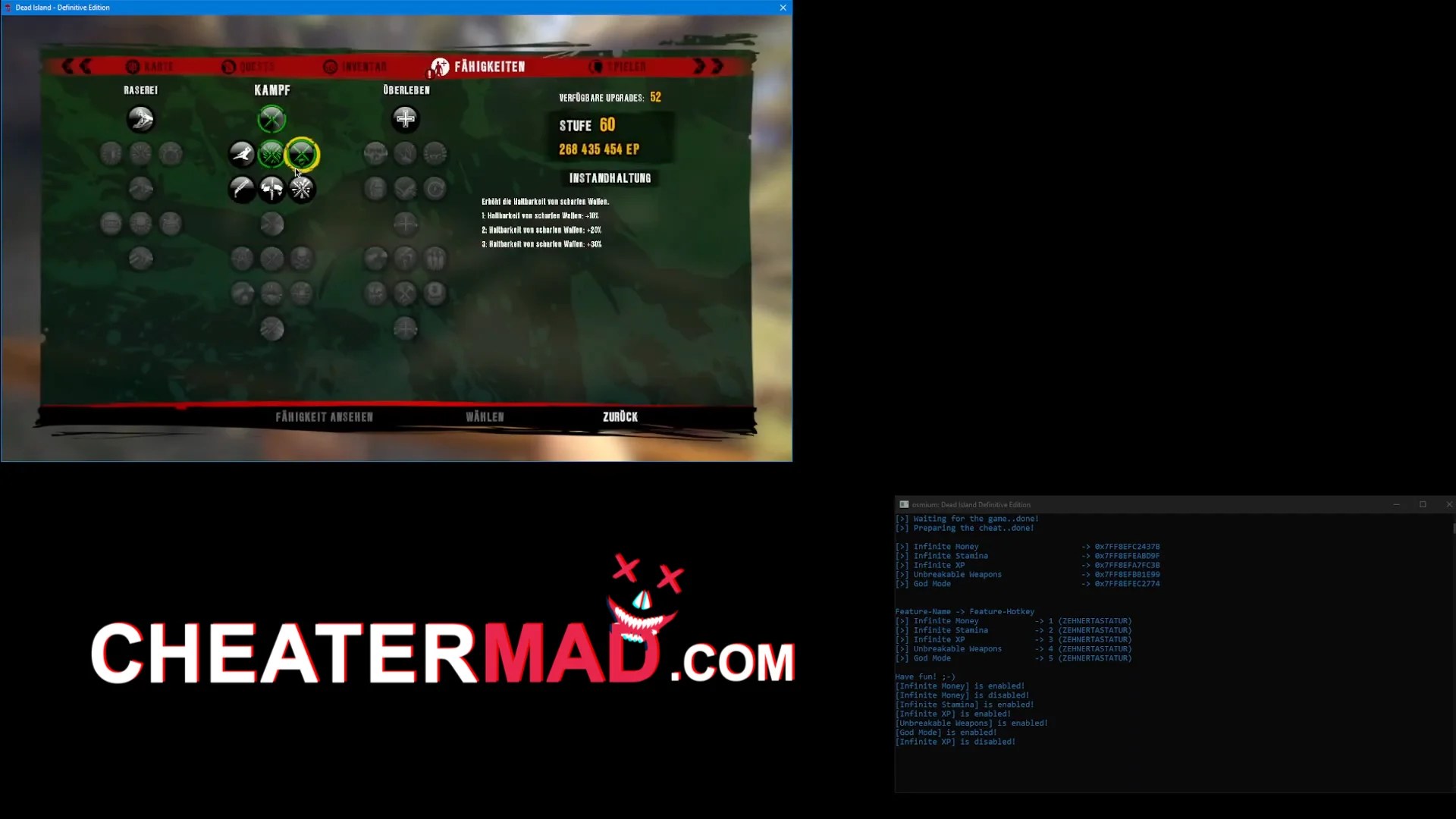 Dead Island 2 Free Cheat Dead Island 2 Frisla Menu