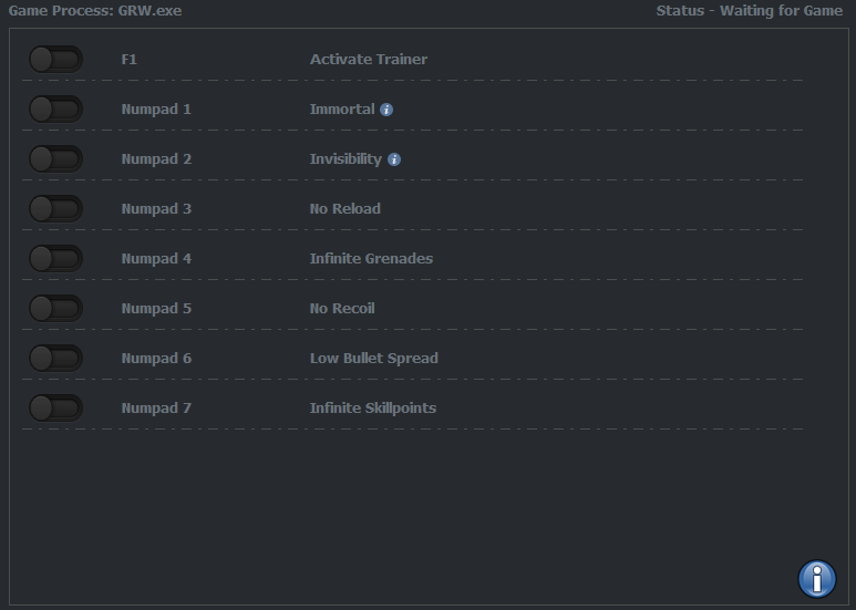 Tom Clancy's Ghost Recon: Wildlands Trainer - FearLess Cheat Engine