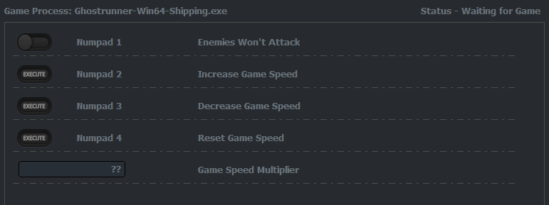 Ghostrunner Trainer FearLess Cheat Engine