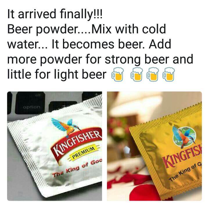 [SPAM] Kingfisher Beer Powder Mix Check4Spam