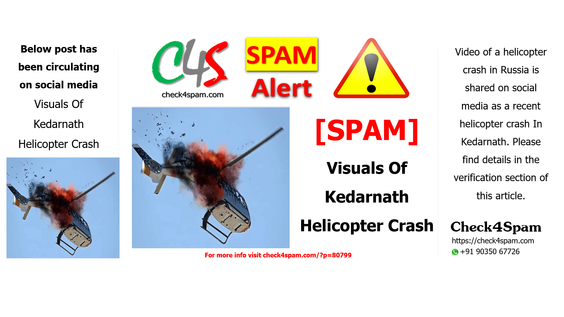 [SPAM] Visuals Of Kedarnath Helicopter Crash Check4Spam