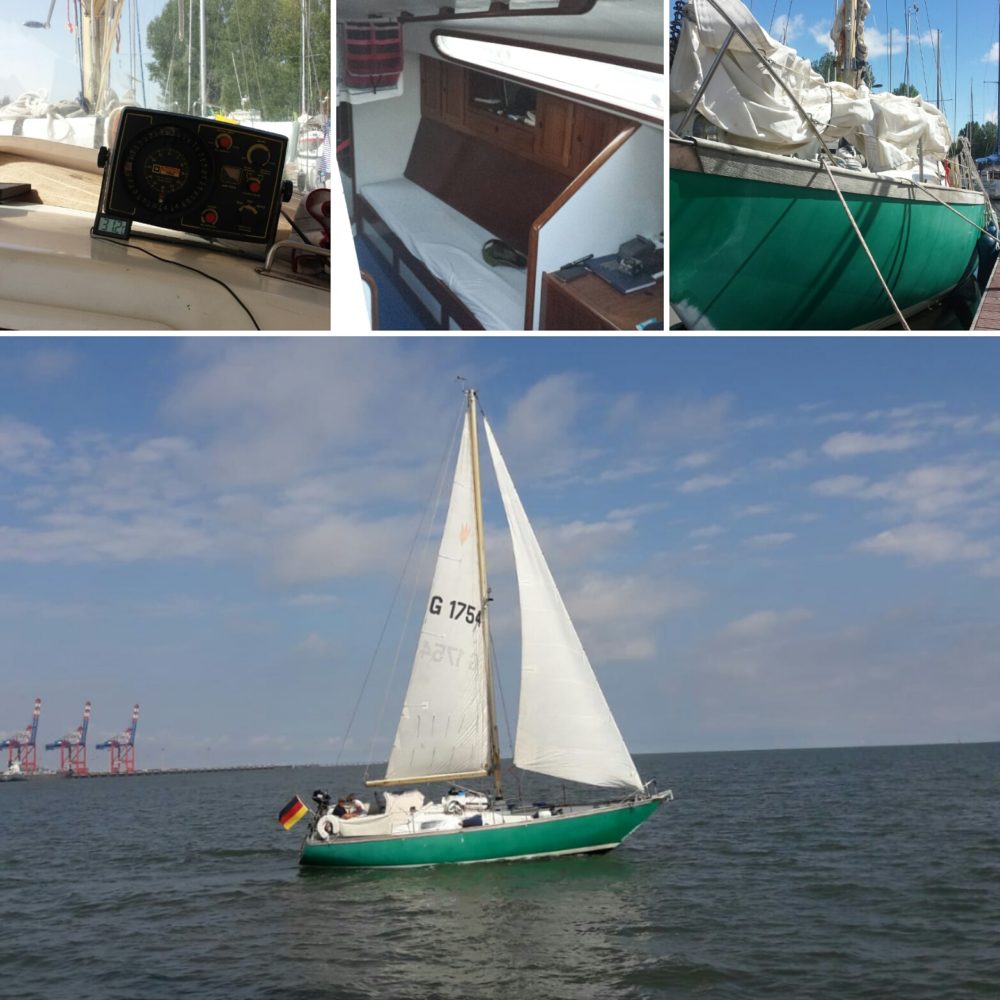 Segelboot, Segelyacht, Balaton 31, Klassiker, 18 PS Volvo Penta, Boot
