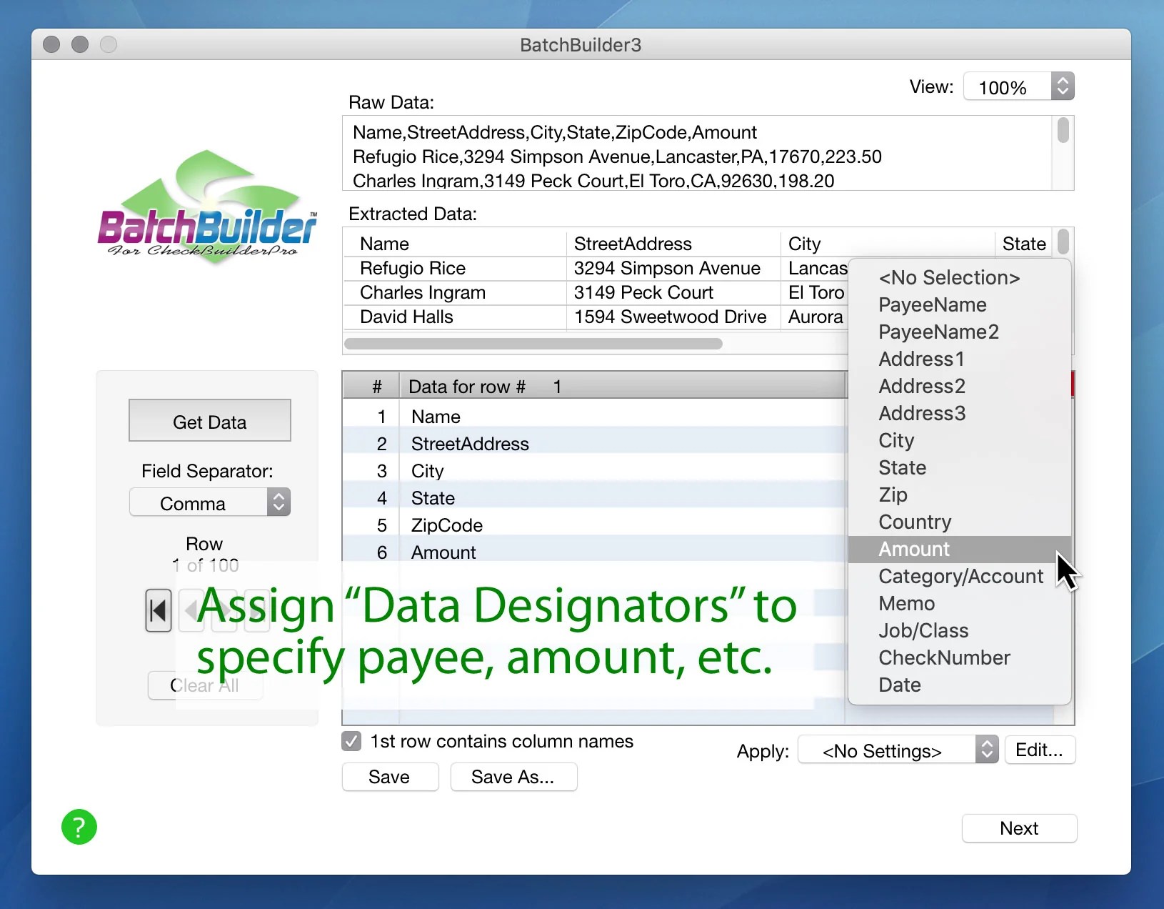 BatchBuilder AddOn Module CheckBuilderPro
