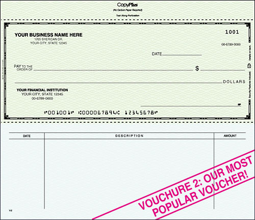 Draft Voucher Checks