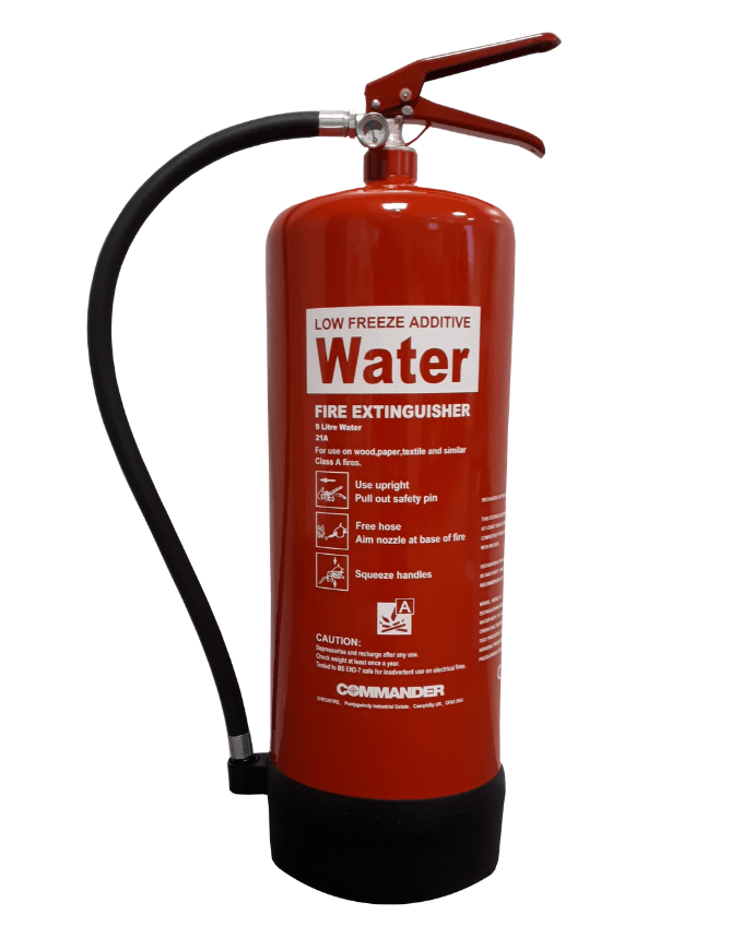 Commander 9ltr Water LFA Fire Extinguisher CheckFire