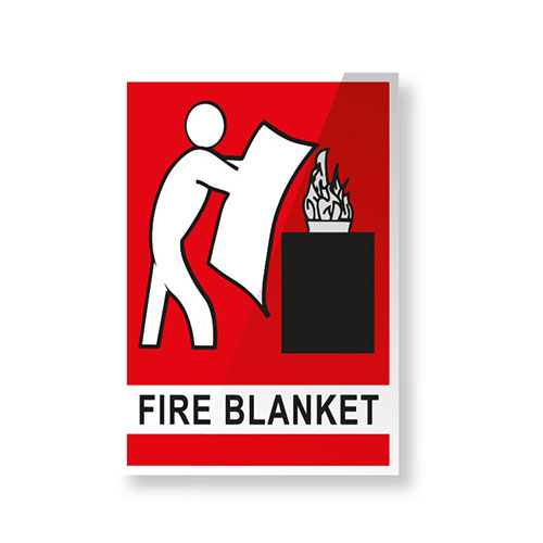 Fire Blanket Sign Checkmate Safety