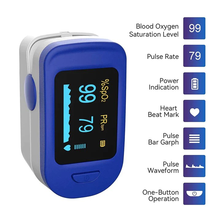 Home Fingertip Pulse Oximeter Checkme