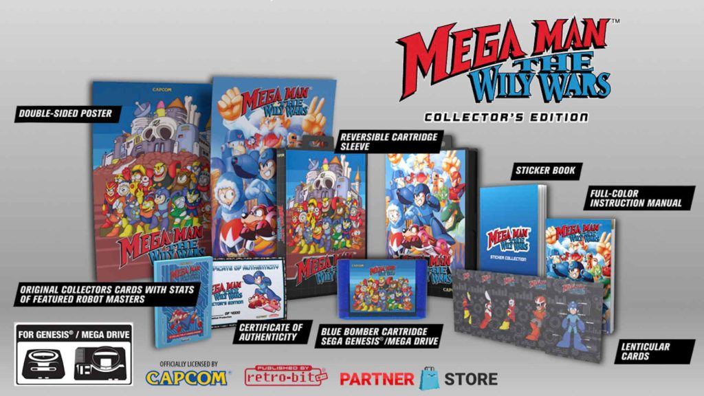Mega Man The Wily Wars Collector's Edition announced for