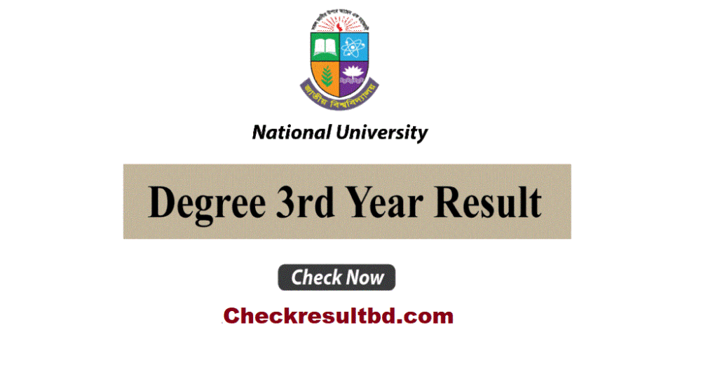 NU Degree 3rd Year Result 2023 Marksheet