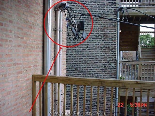 House Overhead Electric Service Improper Locations