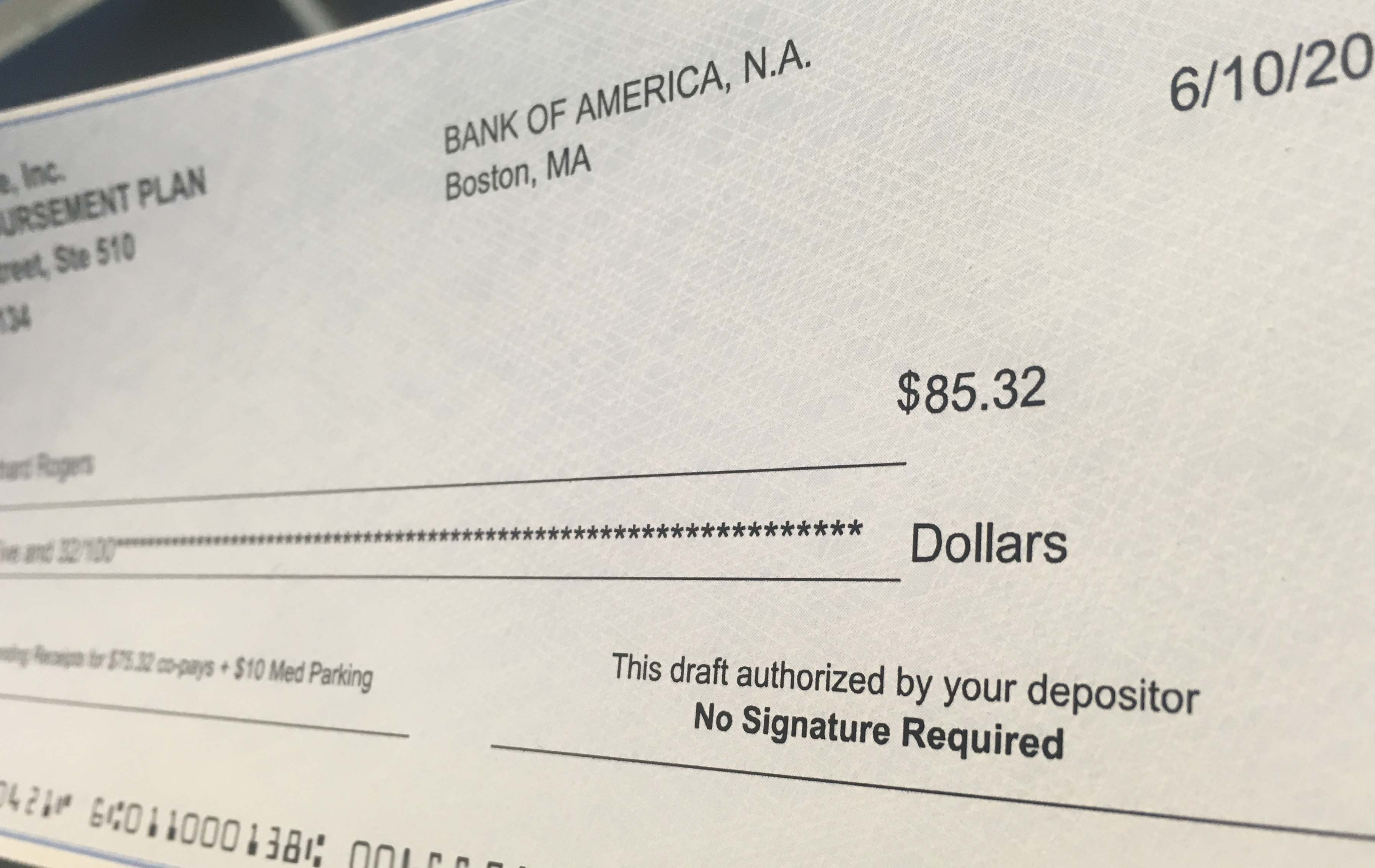 How to create a check with “No Signature Required?” CheckWriter