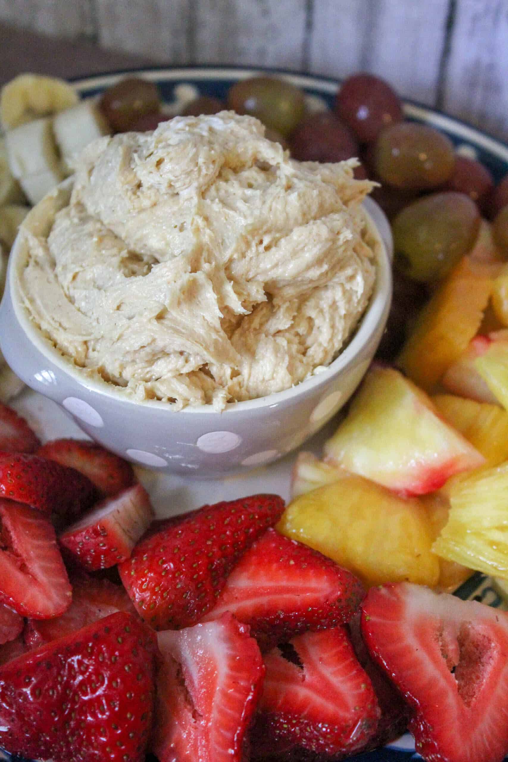 Peanut Butter Fruit Dip CheekyKitchen