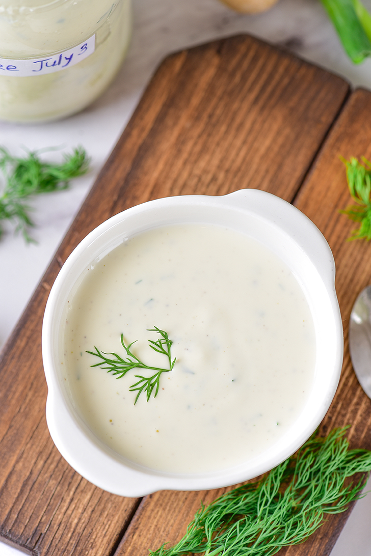 Perfect Homemade Ranch Dressing CheekyKitchen