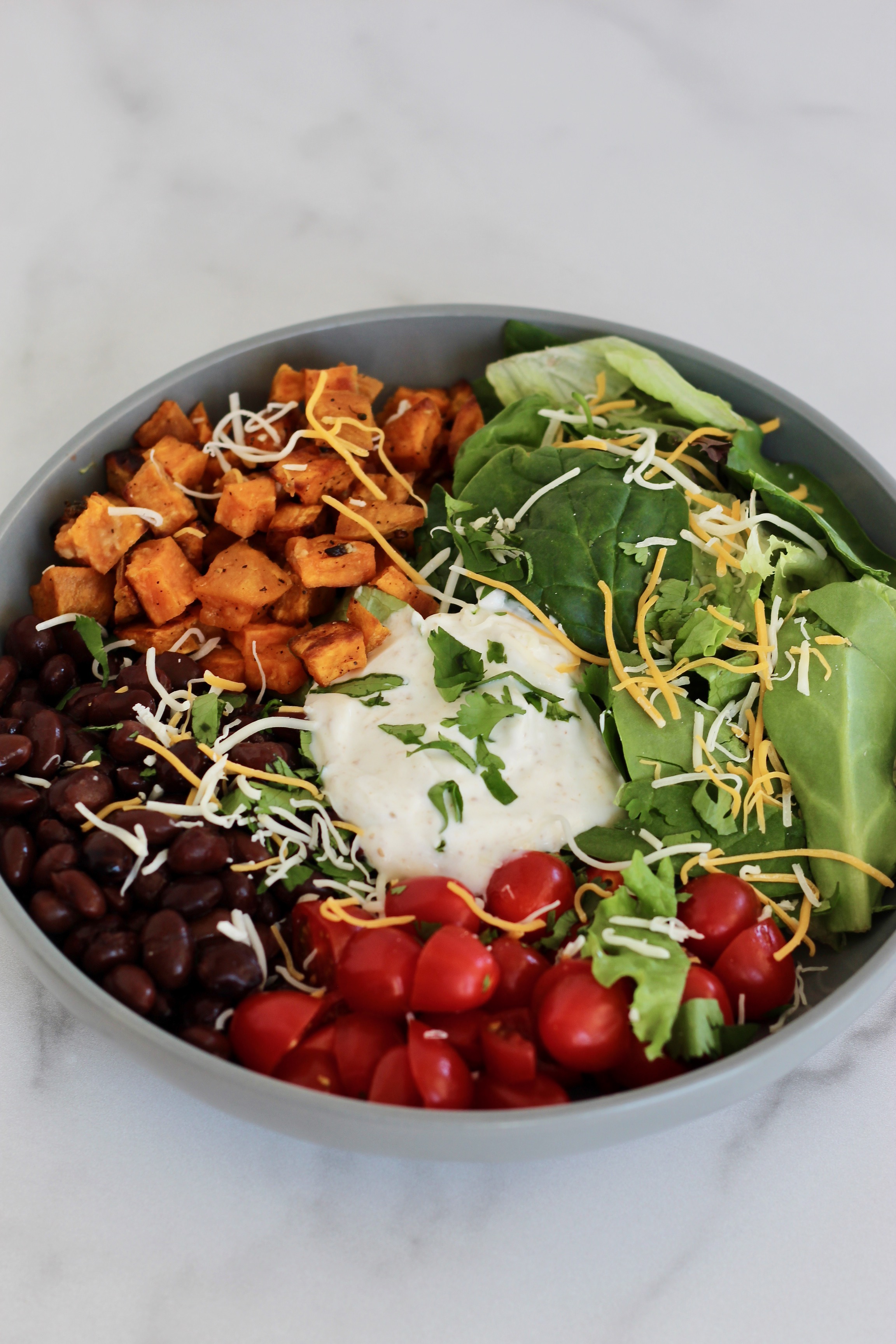 Customizable Power Bowl Recipe Template Including 3 Sauces