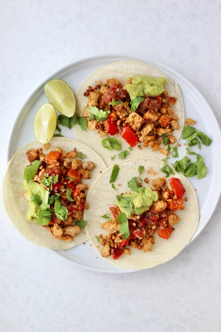Vegan Tofu Tacos Cheerful Choices