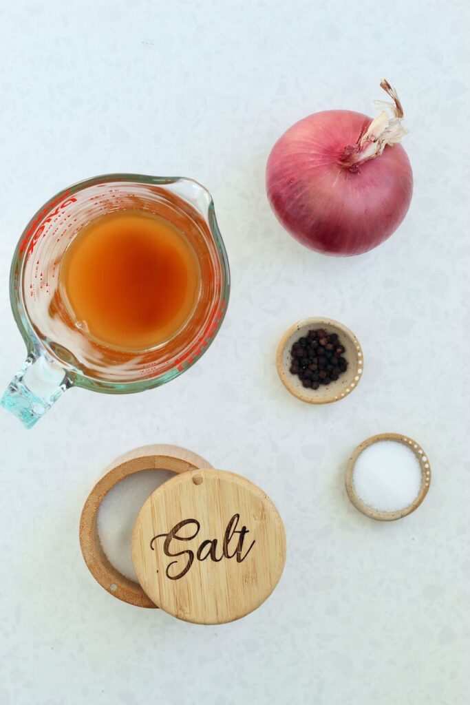 Customizable Quick Pickled Red Onions Sweetener of Choice