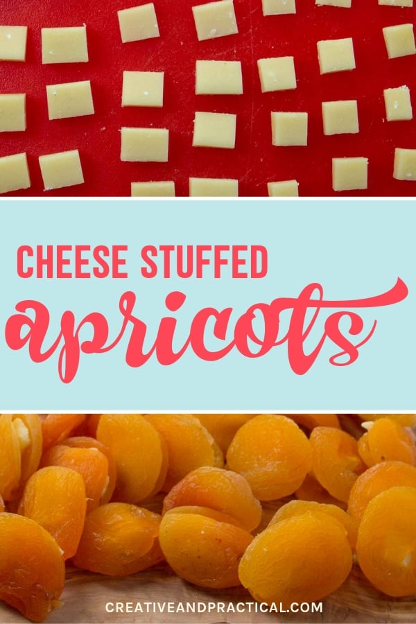 Cheese Stuffed Dried Apricots