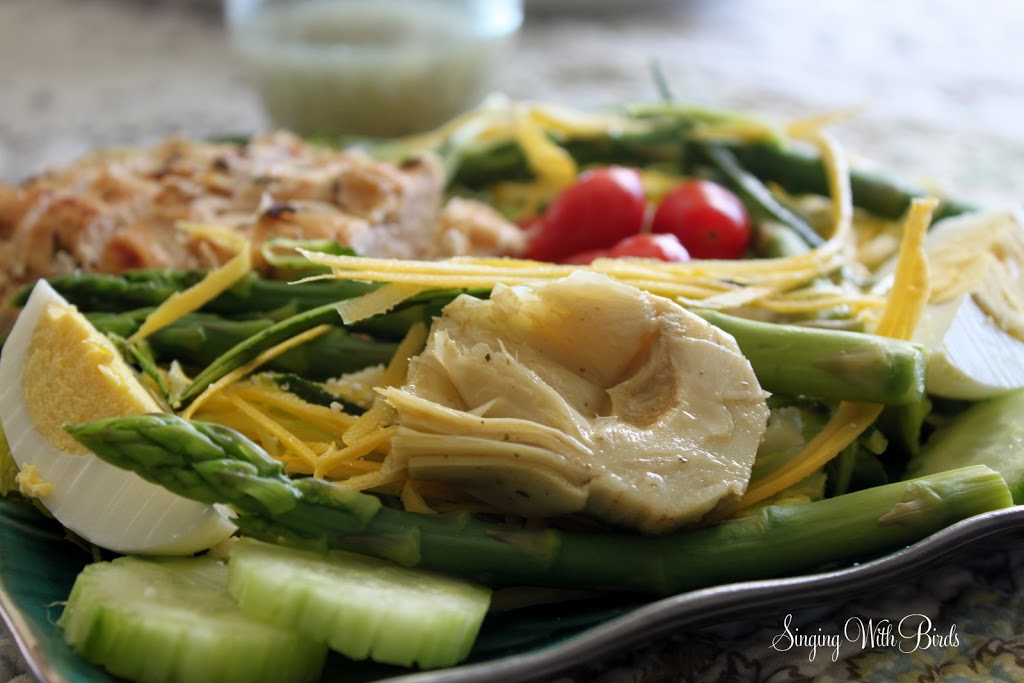 Bird's Nest Salad with Balsamic Vinaigrette Cheery Kitchen