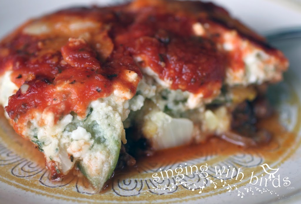 Zucchini Squash and Mushroom Lasagna Cheery Kitchen