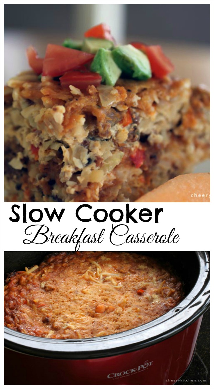 Slow Cooker Breakfast Casserole Cheery Kitchen