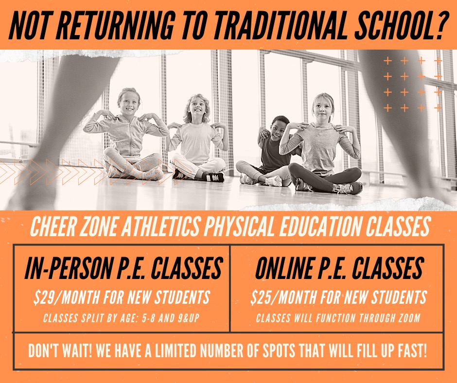 Physical Education Classes Cheer Zone Athletics Saucier