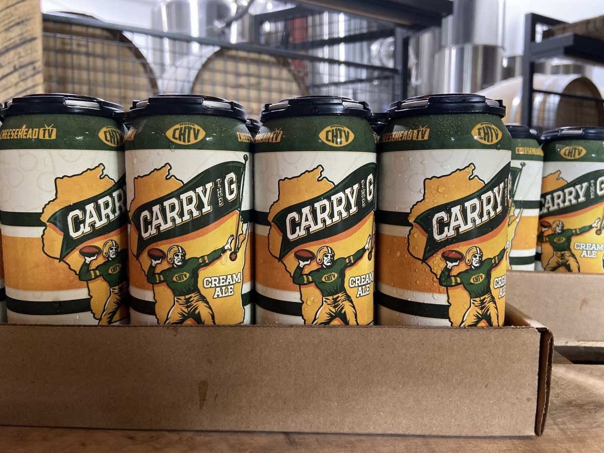 Introducing Carry the G, the official beer of Cheesehead TV!