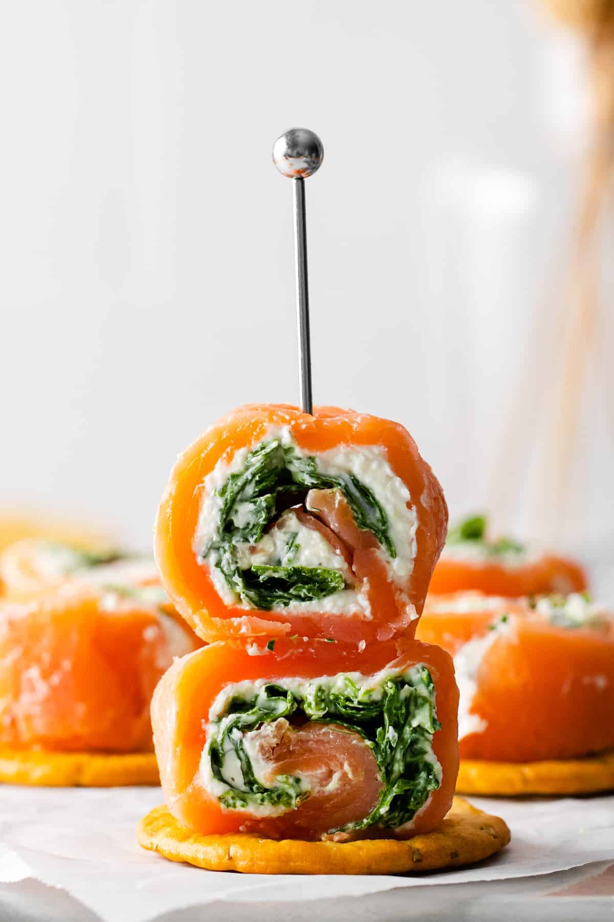 Smoked Salmon Pinwheels The Cheese Knees
