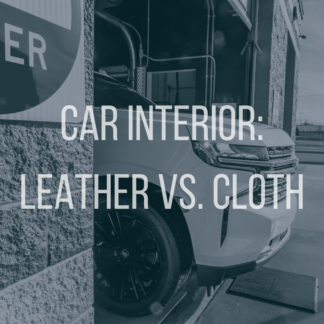 Car Interior Leather v. Cloth Cheetah Clean Auto Wash