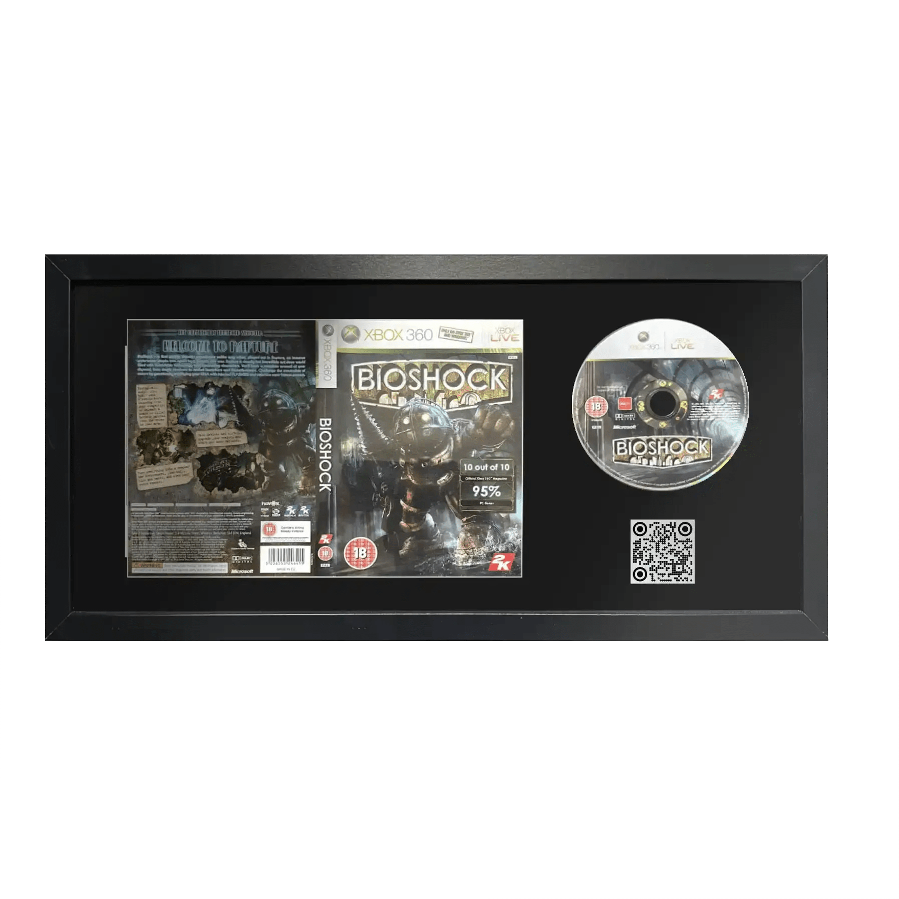 Bioshock Framed Game Xbox 360 Framed Game Cheevo