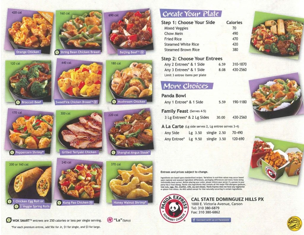 Panda Express Menu with Prices: Latest Items with Pictures