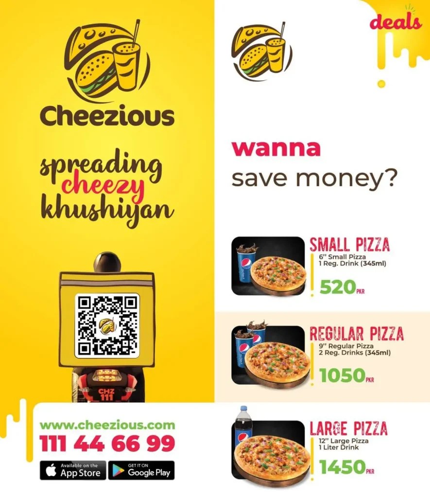Cheezious Menu with Latest Prices Deals & Discounts 2024