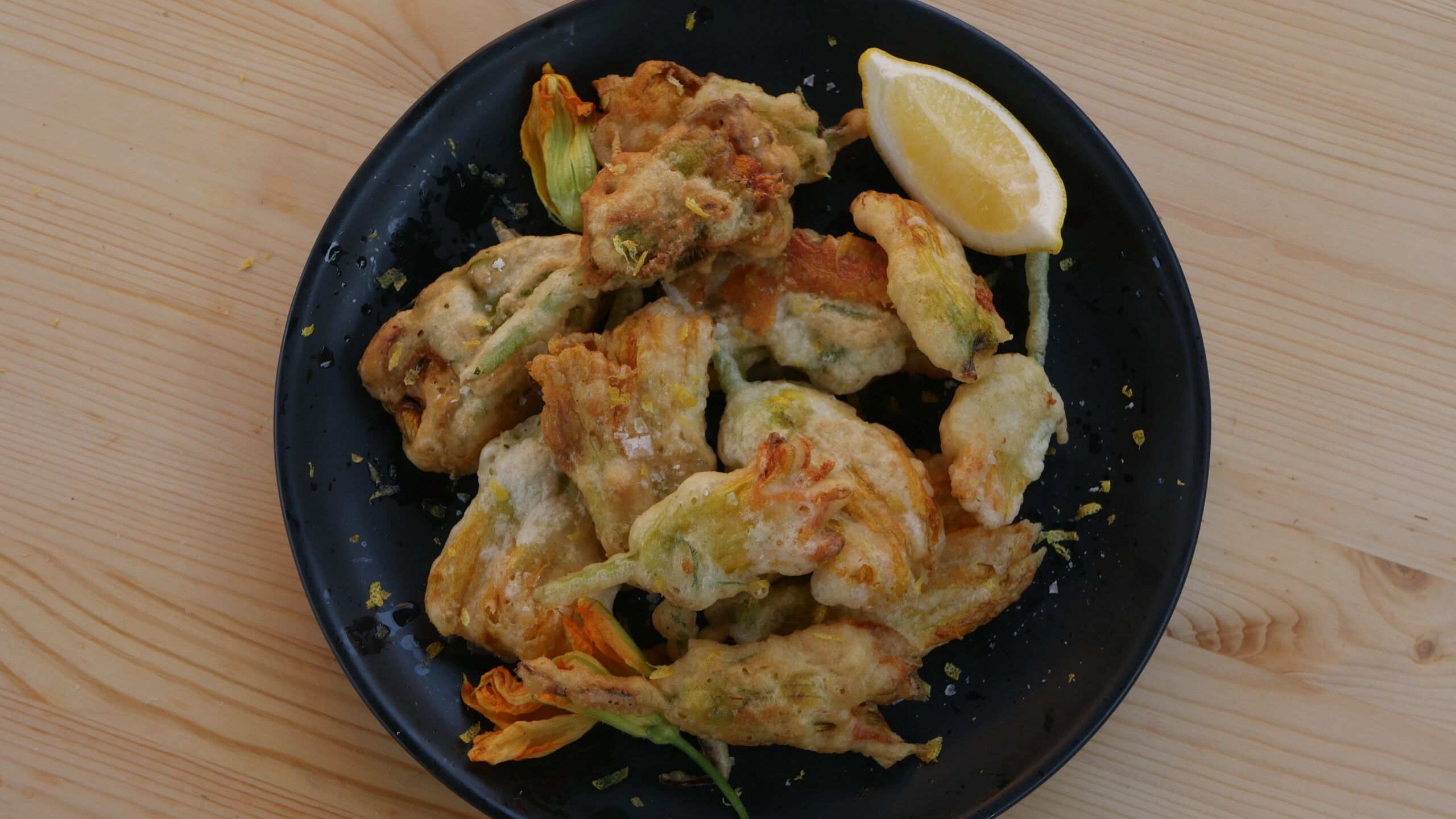 Fried Squash Blossoms Chef Studio