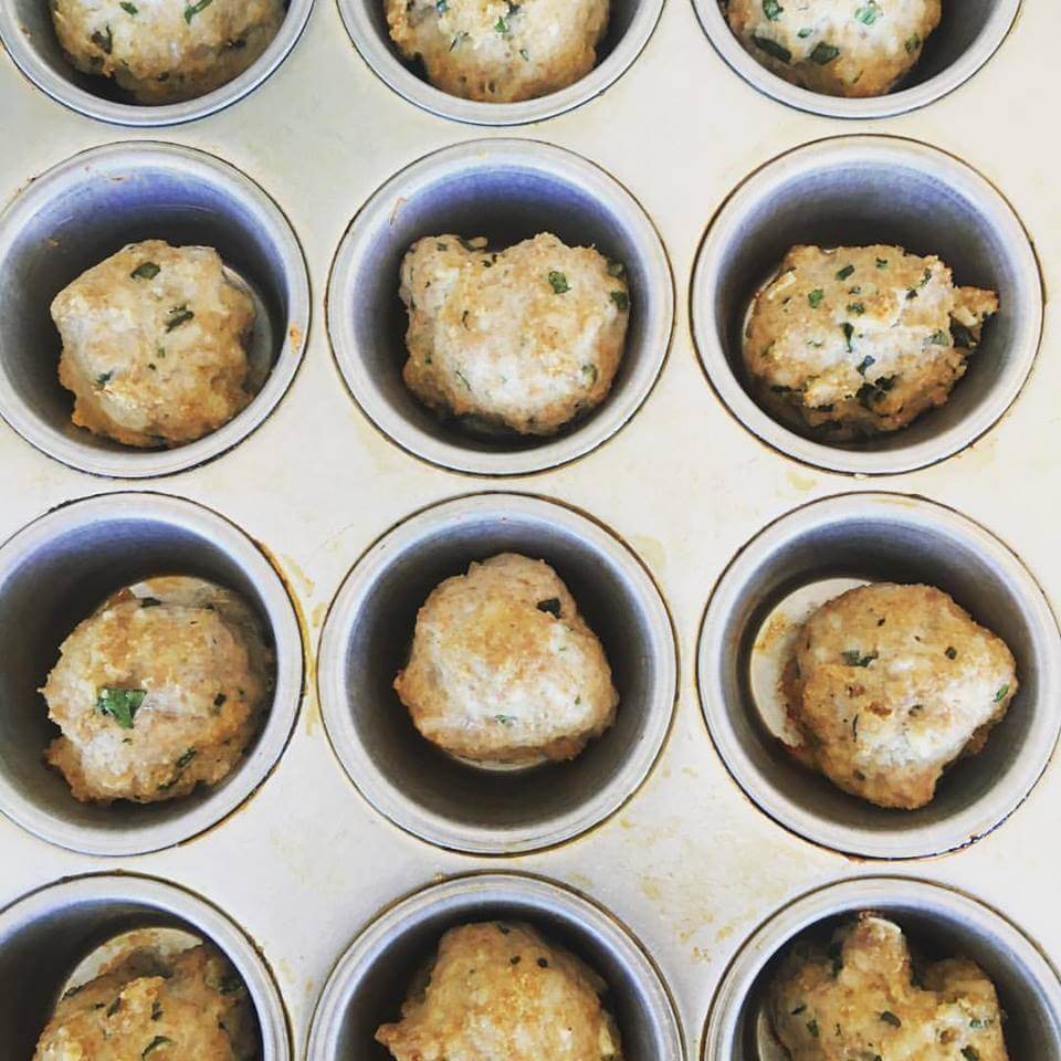 Weekly Recipe RoundUp Meatballs in a Muffin Tin Chef Abbie Gellman