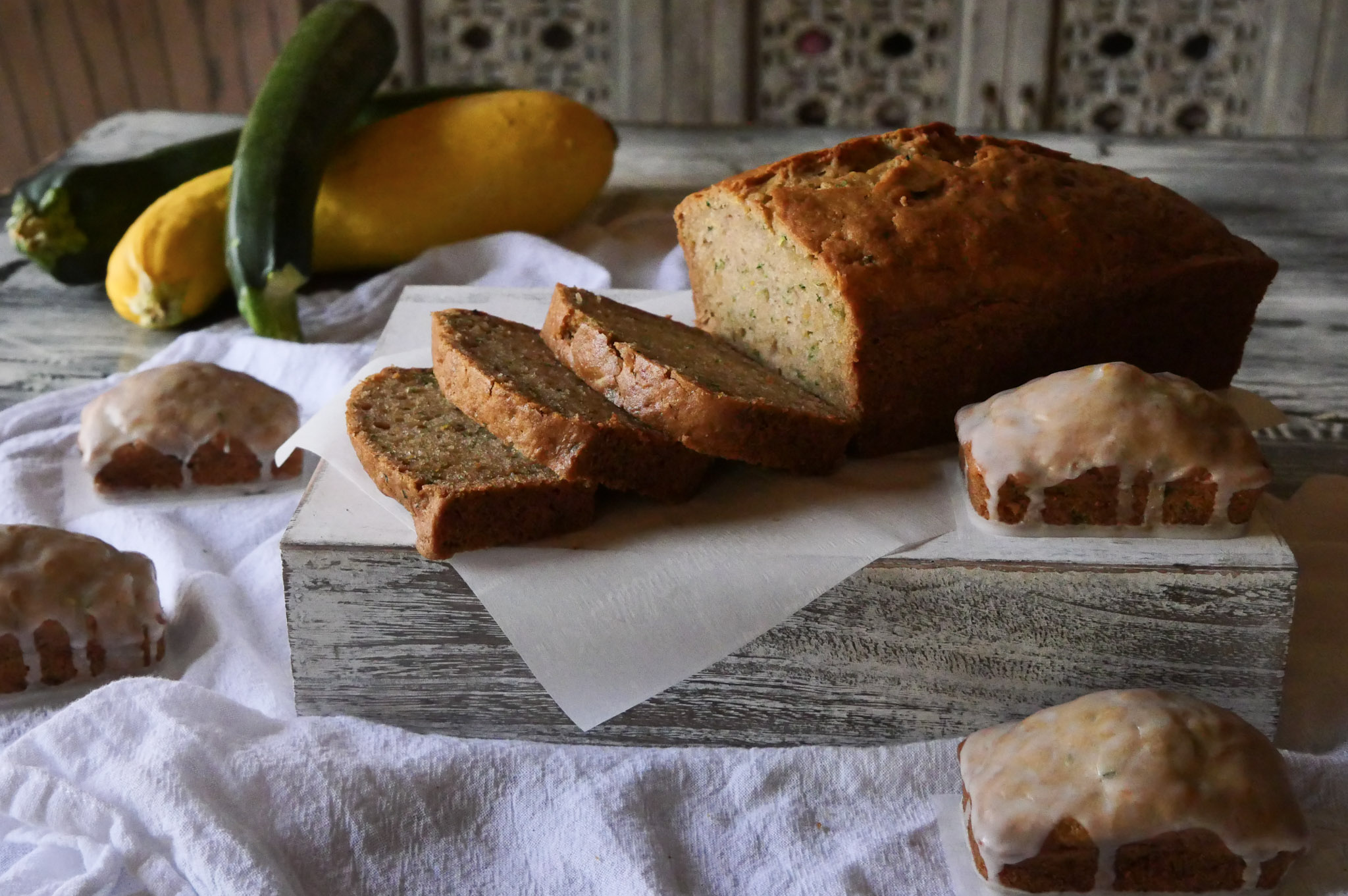 GlutenFree Zucchini Bread with Lime Glaze Chef Alina