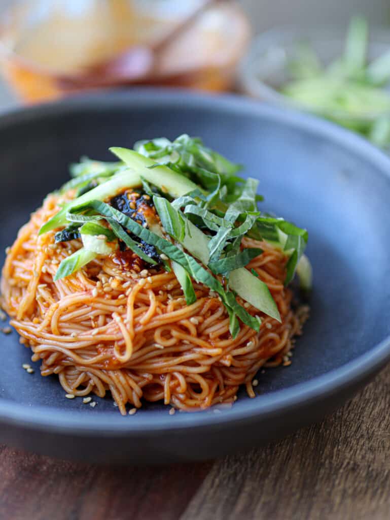 BIBIMGUKSU 10Minute Easy Korean Mixed Noodles Spicy + Nonspicy