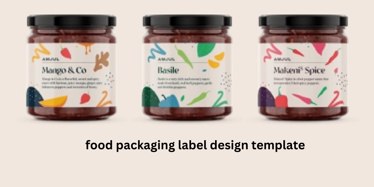 Food Packaging Label Design Template Chef Build