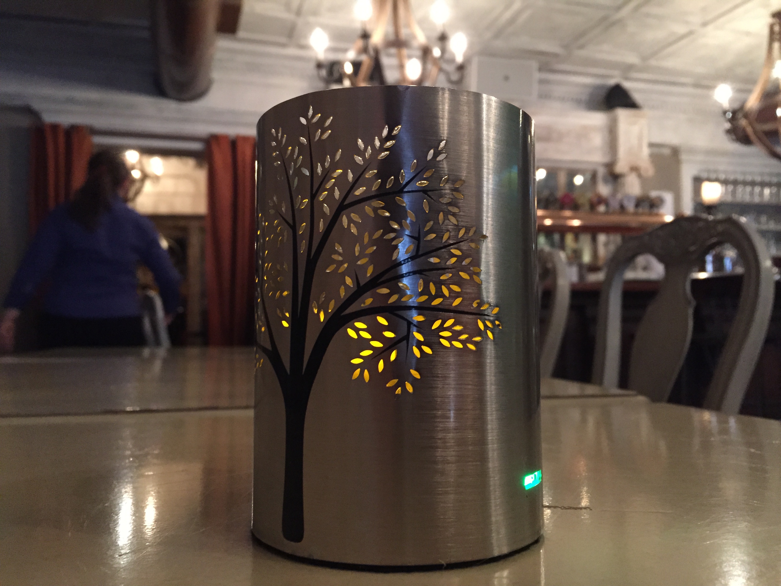 Metal Candle Holder Tree Design, set of 8 Chef Charger