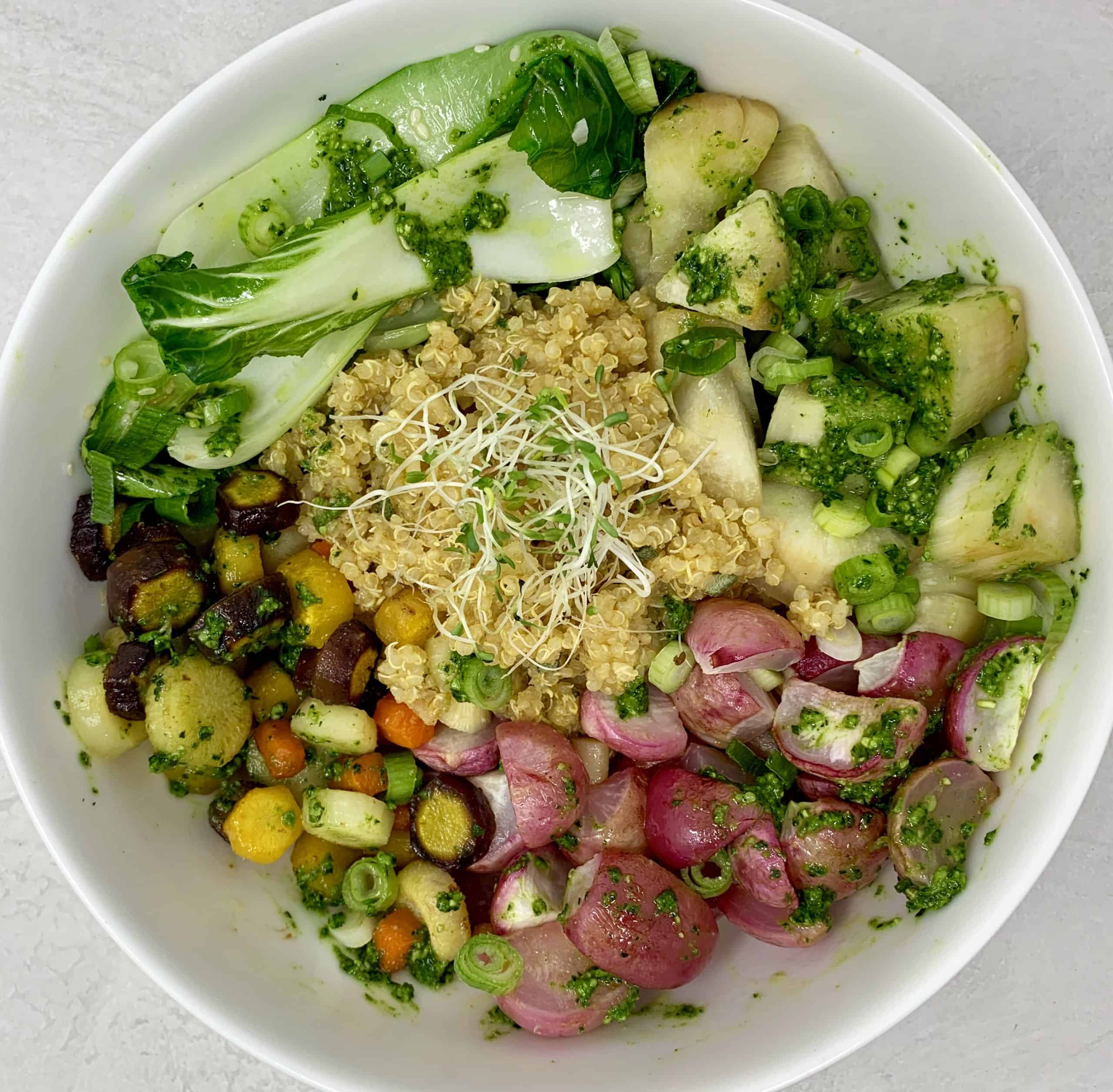 Quinoa Buddha Bowl with Roasted Vegetables Chef Cindy