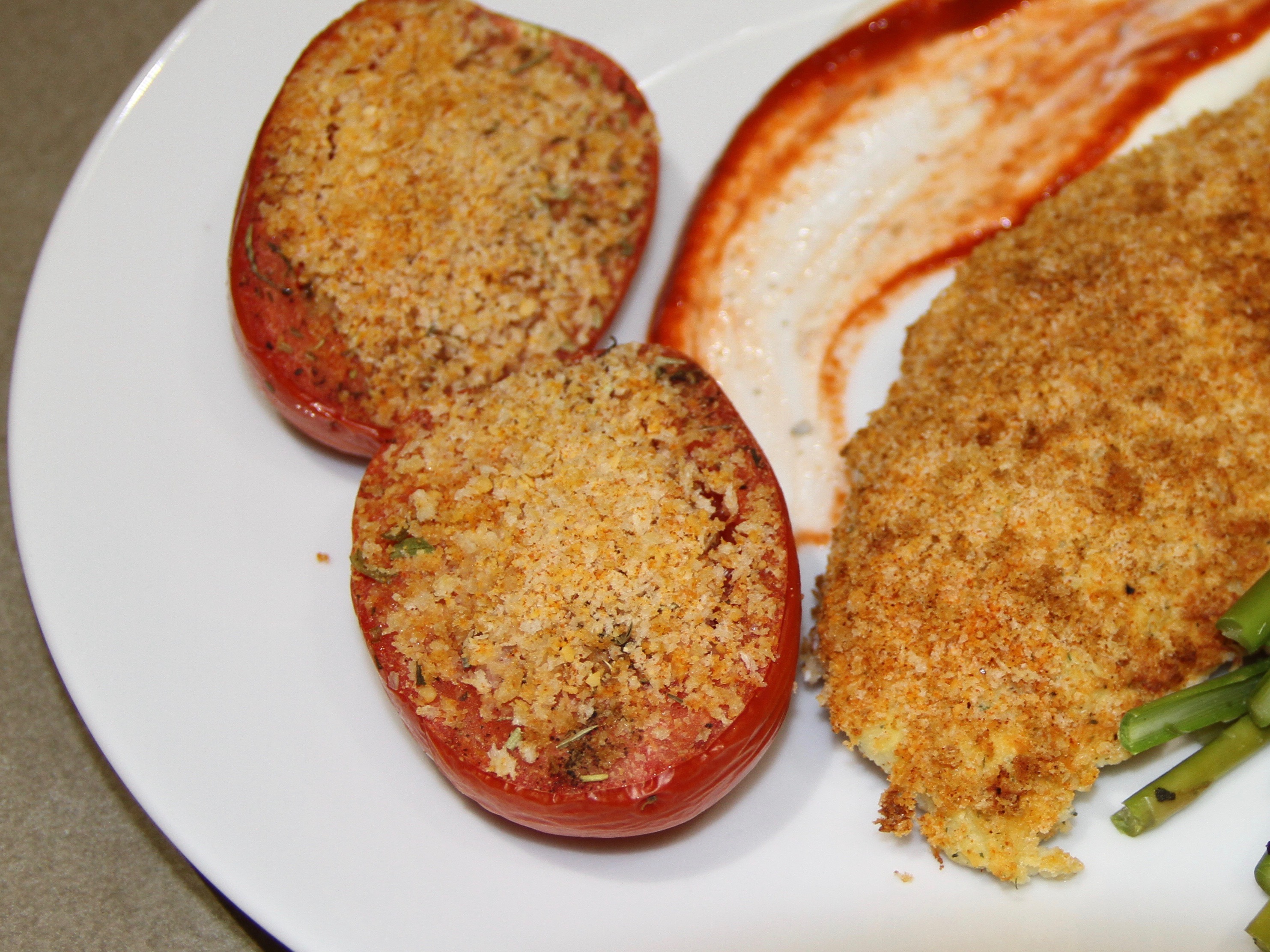 Air Fryer Baked Tomatoes Creative Foods by Chef Dave Dettman