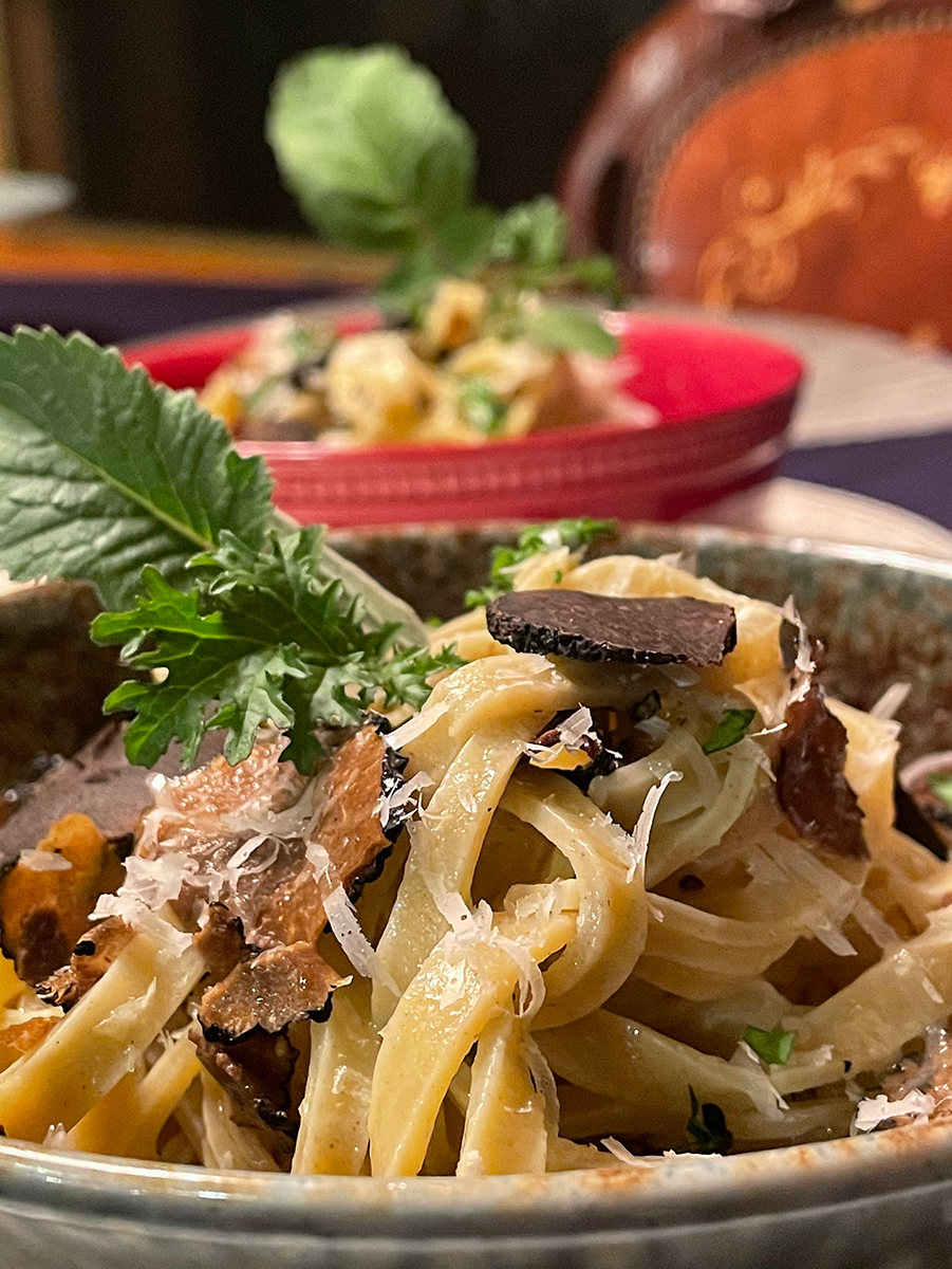Black Truffle Pasta Chef Dr. Mike
